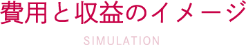 費用と収益のイメージ